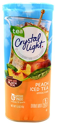 Crystal Light Peach Tea Drink Mix (12-quart), 1.5-ounce Packages (Pack of 2) von Crystal Light