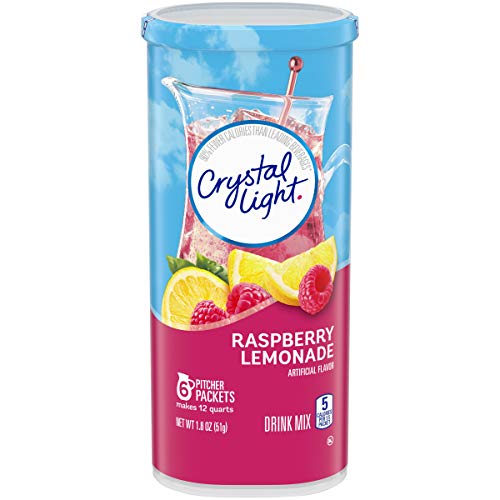 Crystal Light Raspberry Lemonade Drink Mix (Makes 8-Quarts), 1.2-Ounce Canisters (Pack of 4) von Crystal Light