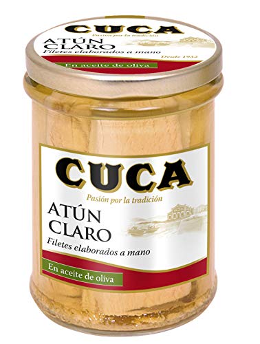 Cuca "weiß Thunfisch (Bonito Del Norte) Filets in Olivenöl 8 Oz (Glas) von Cuca