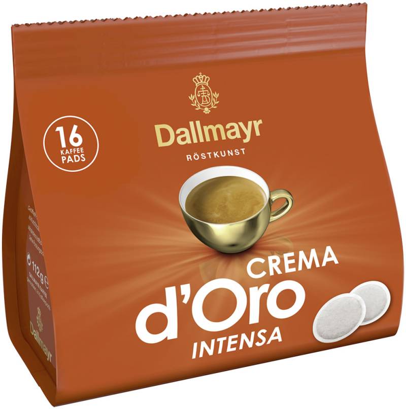 Dallmayr Crema d'Oro Intensa Kaffeepads 16ST 112G