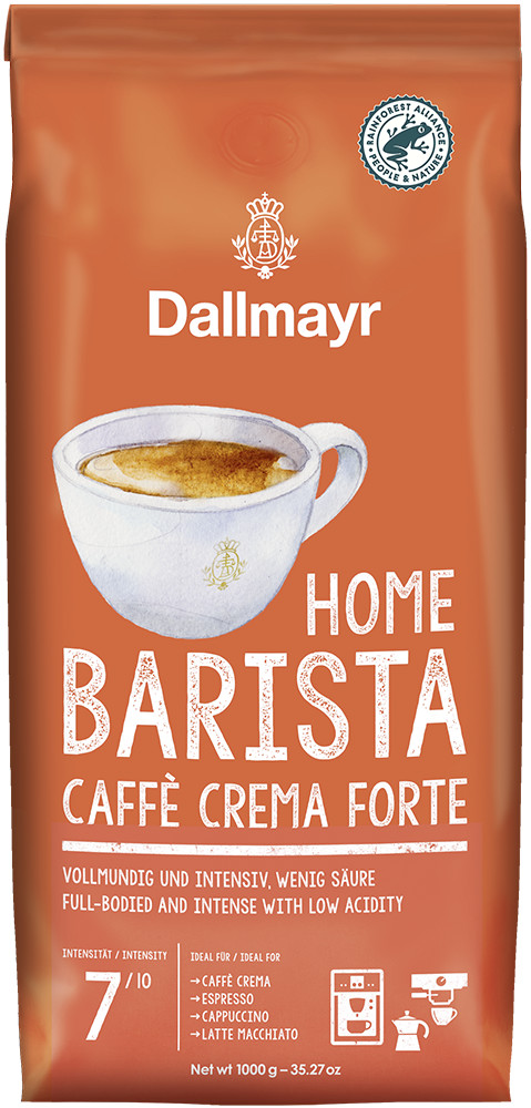 Dallmayr Home Barista Caffè Crema Forte ganze Bohne 1KG