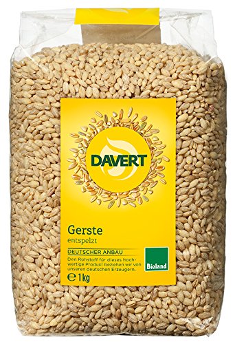 Davert Gerste entspelzt "So nah, so gut", 4er Pack (4 x 1 kg) - Bio