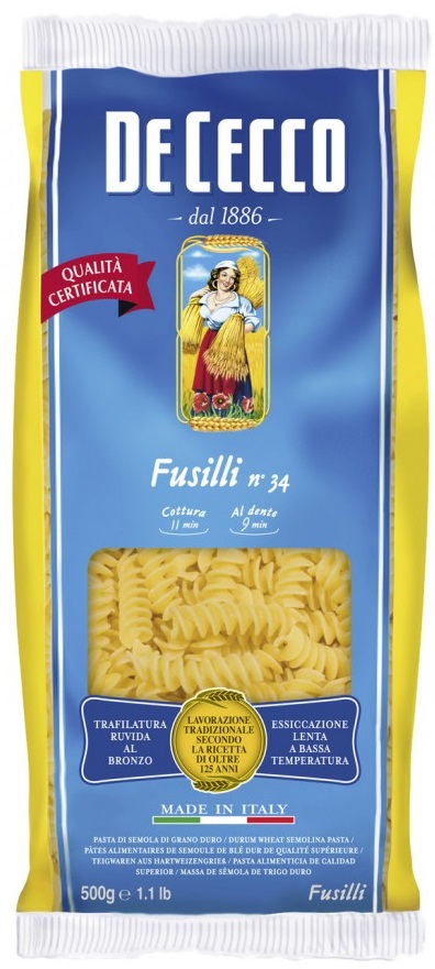 De Cecco Fusilli No 34 500G