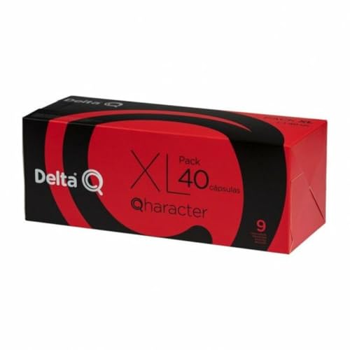 CAJA DE 40 CPSULAS DE CAF QHARACTER - INTENSIDAD 9 - COMPATIBLES CON CAFETERAS DELTA von Delta