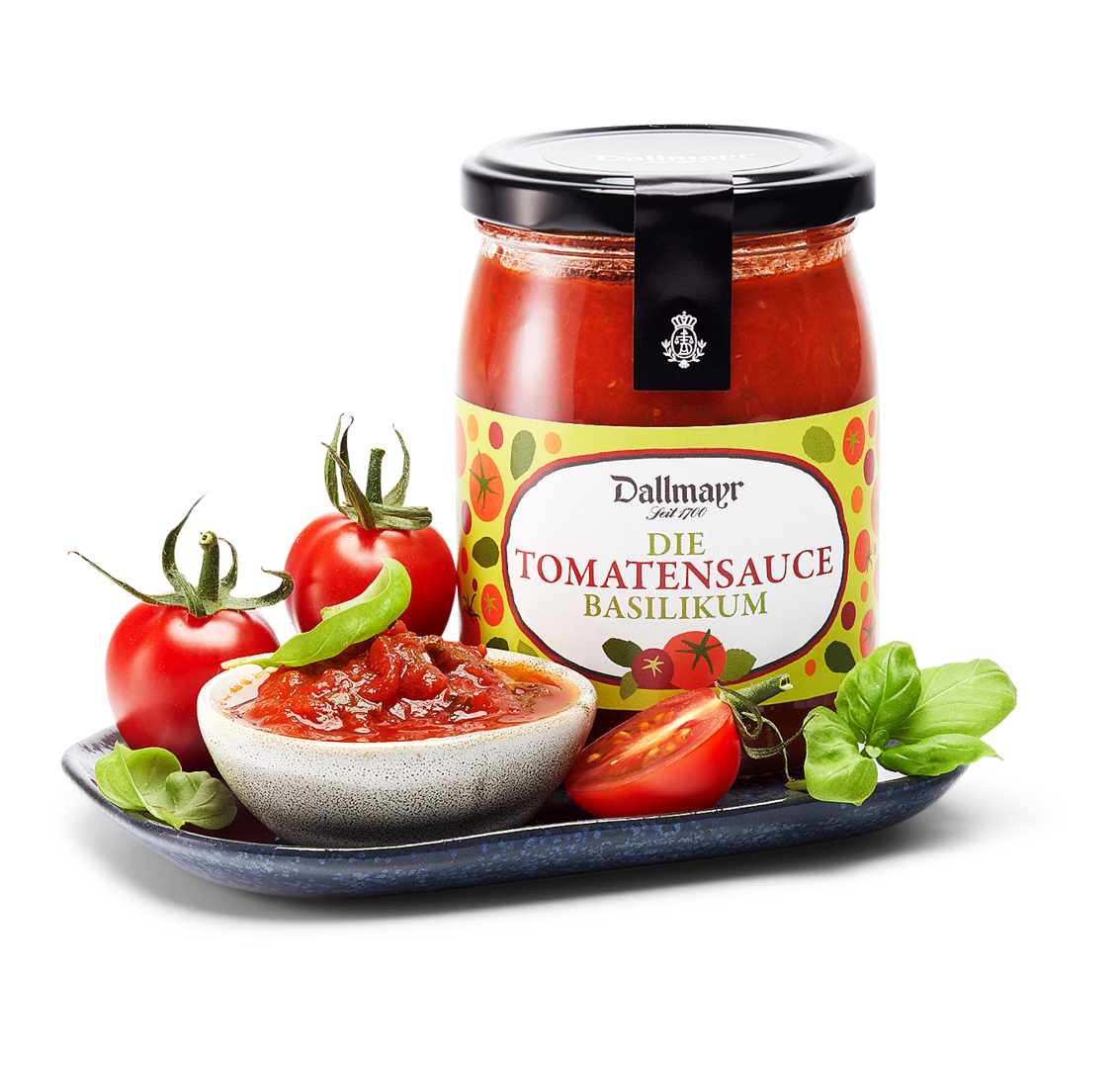 Die Tomatensauce mit Basilikum von Alois Dallmayr KG