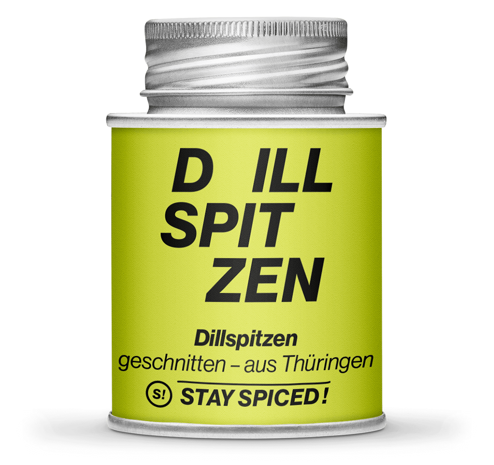 Dillspitzen geschnitten - original Thüringer, 170ml Schraubdose