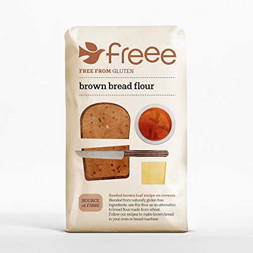 Doves Farm - Brown Bread Flour - Free From Gluten - 1Kg (Pack of 12)