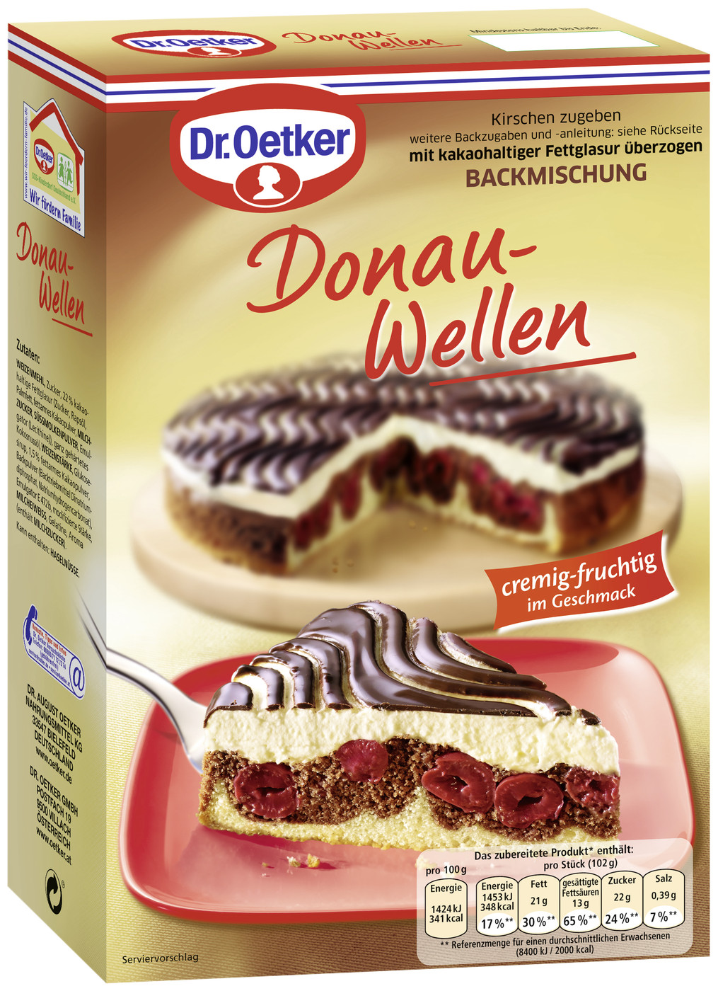 Dr.Oetker Backmischung Donauwelle 480G