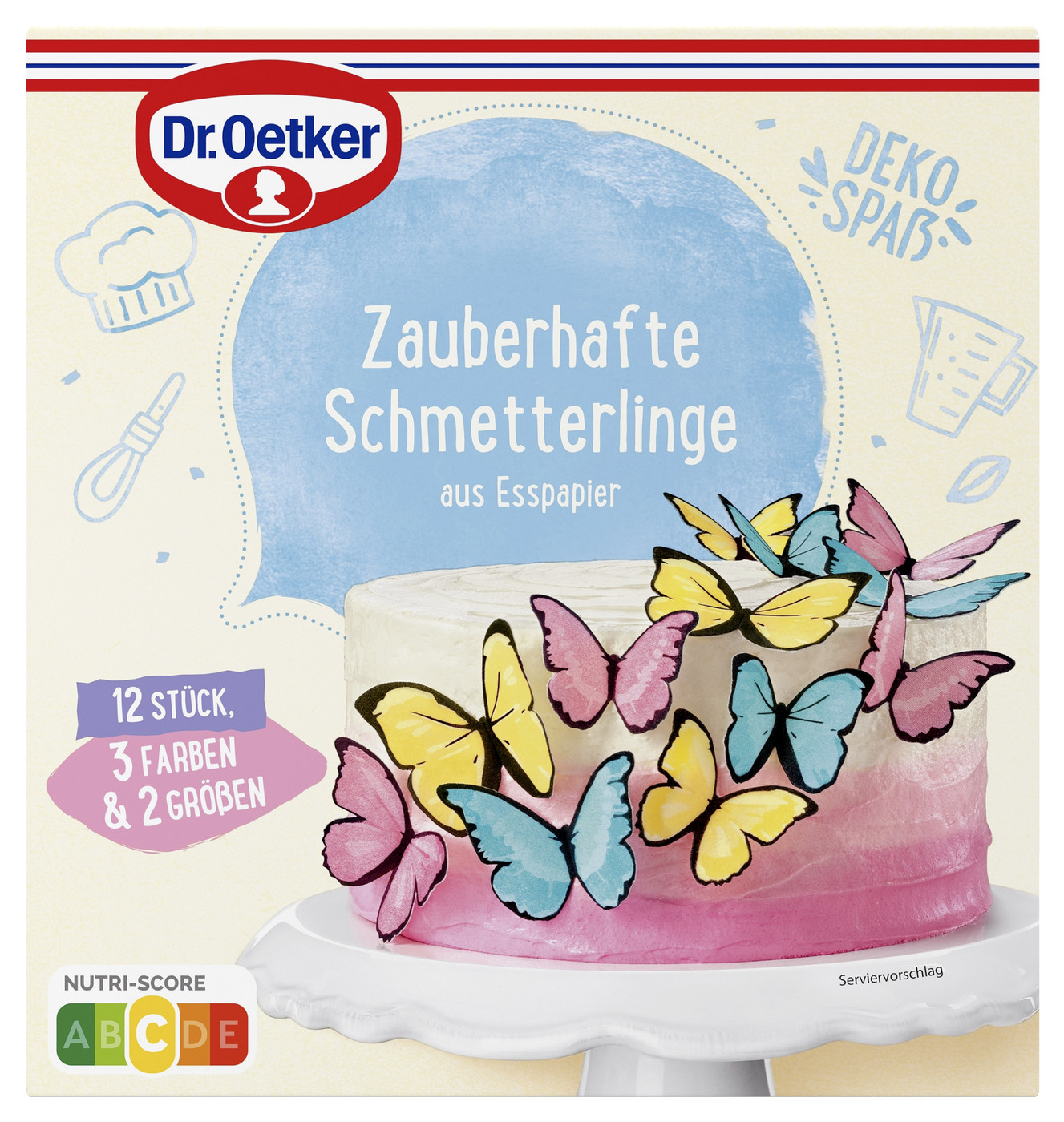 Dr.Oetker Zauberhafte Schmetterlinge 12ST