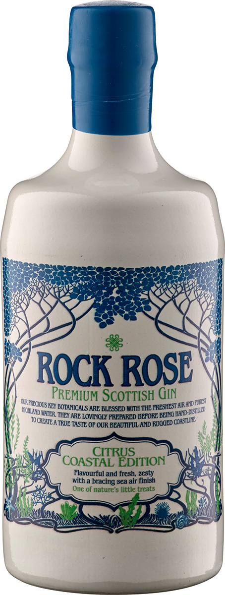 Dunnet Bay Distillery Rock Rose Gin Citrus Coastal Edition