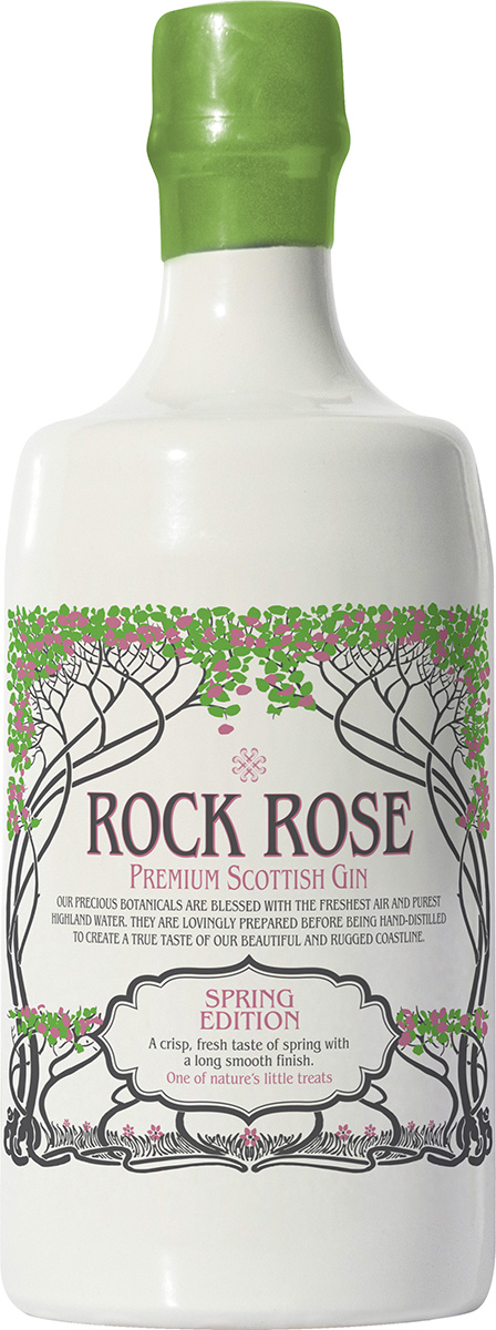 Dunnet Bay Distillery Rock Rose Gin Spring Season Edition