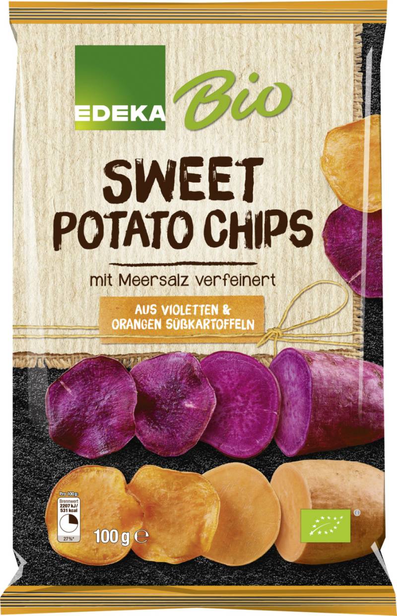 EDEKA Bio Sweet Potato Chips 100G