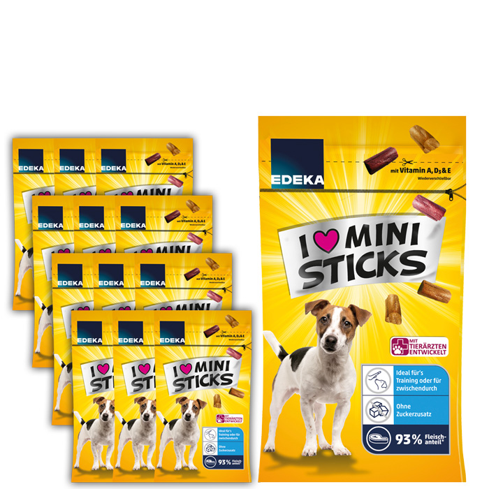 EDEKA I Love Ministicks 12x60G