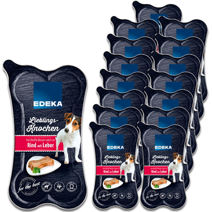 EDEKA Lieblingsknochen Rind mit Leber 15x175G