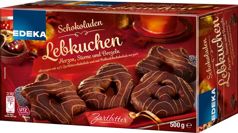 EDEKA Schokoladen Lebkuchen-Mix Zartbitter 500G