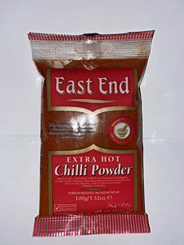 East End Extra Hot Chili-Pulver, 100 g von East End