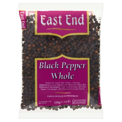 East End Schwarzer Pfeffer ganz, 100 g von East End