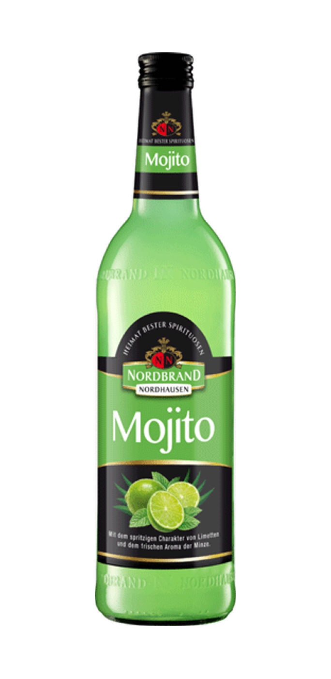 Echter Nordhäuser Nordbrand Mojito Cocktail 15% 0,7l