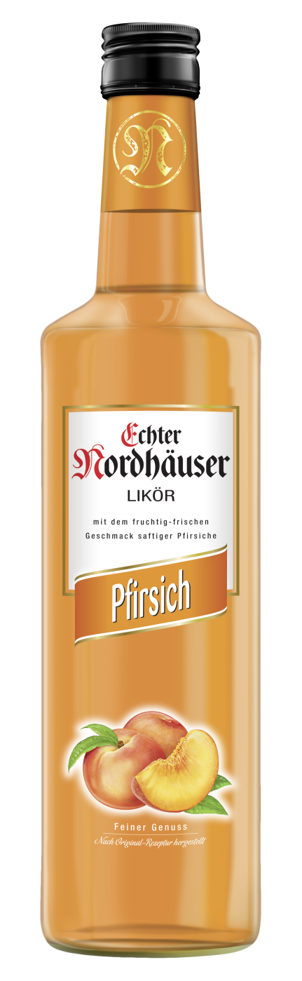 Echter Nordhäuser Pfirsich Fruchtlikör 17% 0,7l