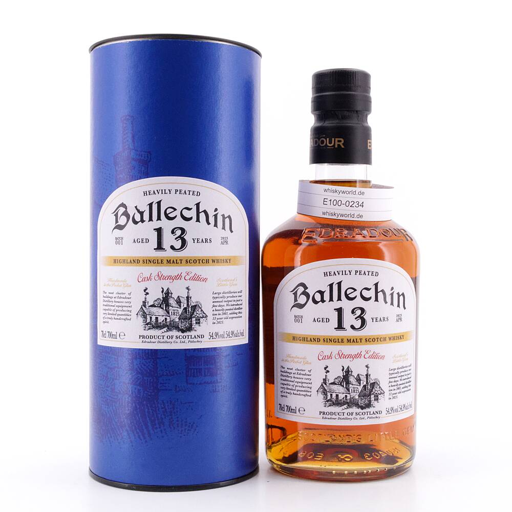 Edradour Ballechin 13 Jahre Cask Strength Batch #1 0,70 L/ 54.9% vol