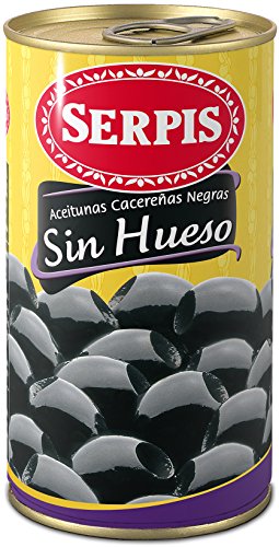 El Serpis - Schwarze Oliven entsteint - 350g/150g von Serpis