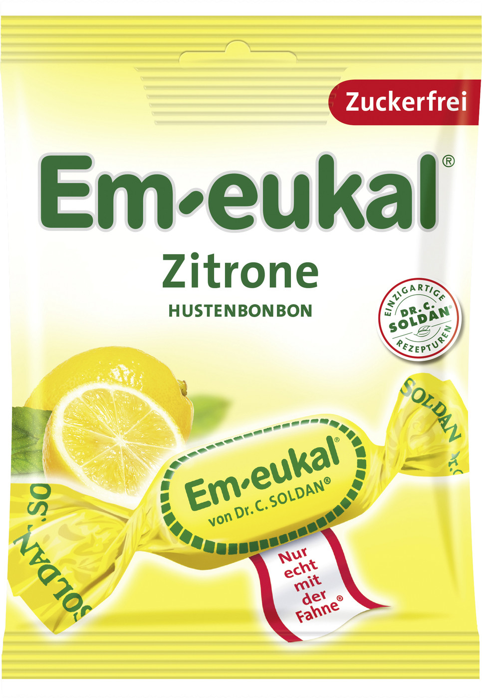 Em-Eukal Zitrone Hustenbonbons zuckerfrei 75G