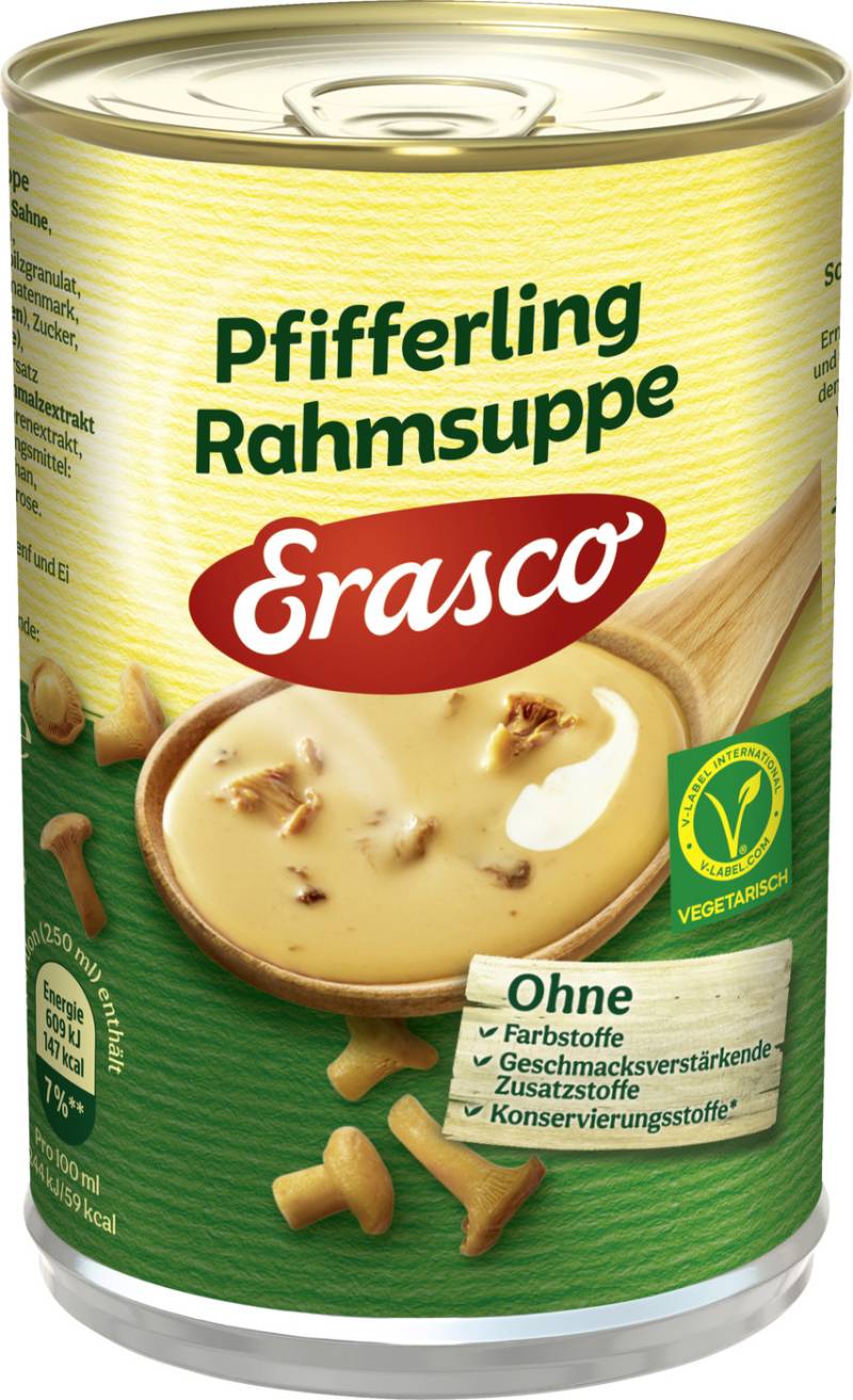 Erasco Pfifferling Rahmsuppe 390ML