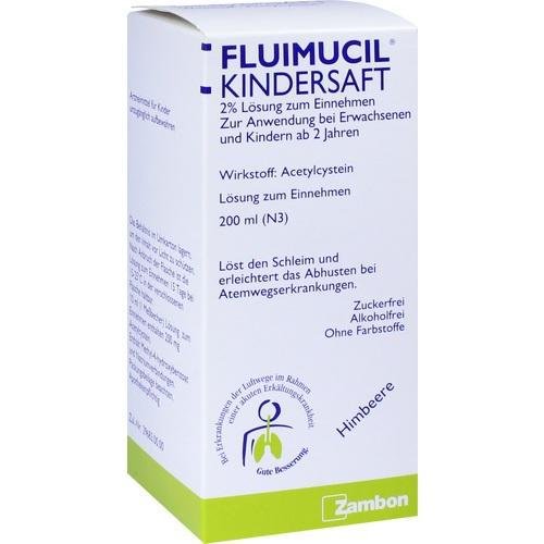 FLUIMUCIL KINDERSAFT 200ml Saft PZN:8916307 von Zambon