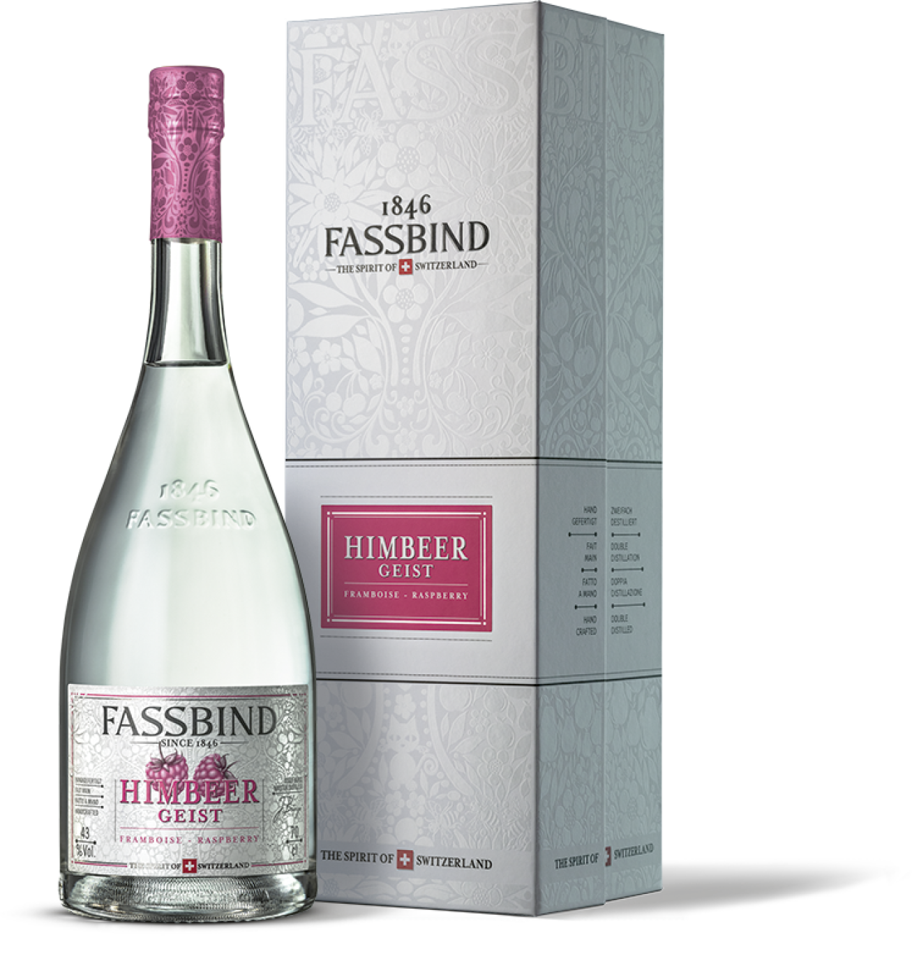 Fassbind Eau de Vie Himbeergeist 43% 0,7l