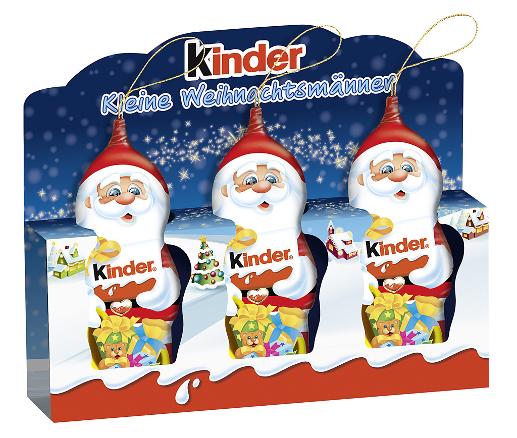 Ferrero Kinder Schokolade Weihnachtsmänner 3ST 45G