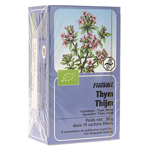 Floradix Thymian Kräutertee 15 Beutel (Packung von 4)