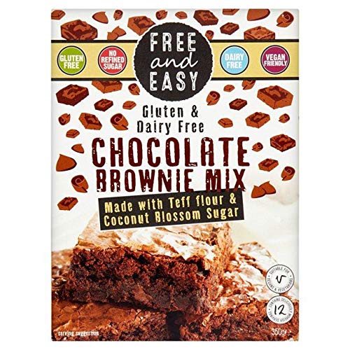 Free & Easy Gluten Milch Hefe Schokolade Brownie Kuchen Mix 350G