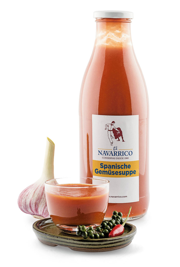 Gazpacho - Spanische Gemüsesuppe von Navarrico
