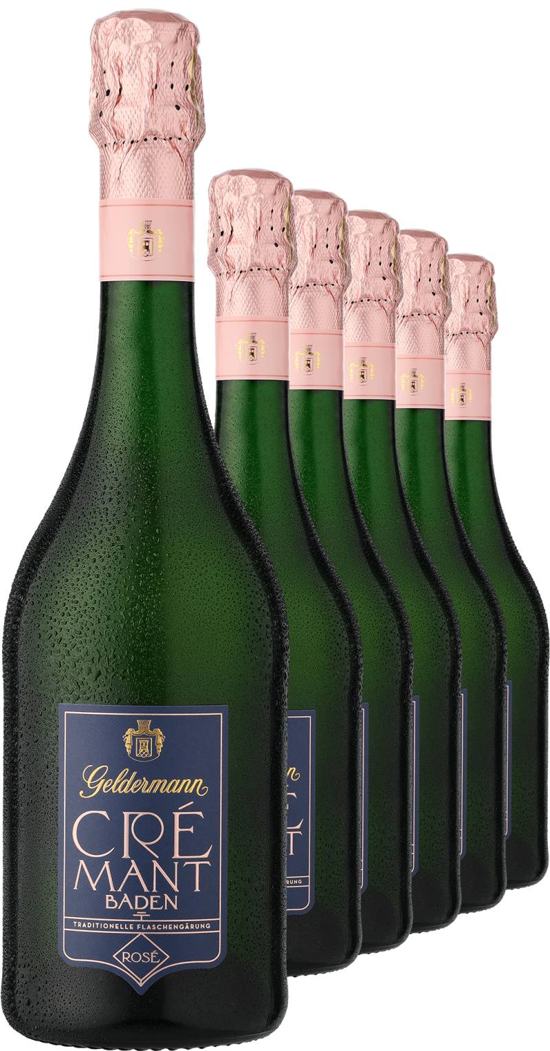 Geldermann Crémant Brut Rosé im 6er-Vorratspaket