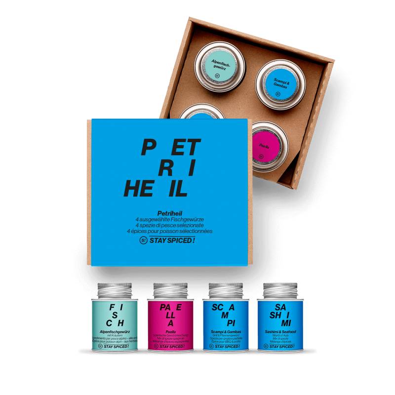 PETRI HEIL | Gewürze Set | 4er Geschenkbox