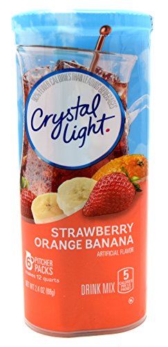 Getränkemix, Erdbeer-Orange und Banane, zuckerfrei, 6er-Pack, 6 Stück von Crystal Light