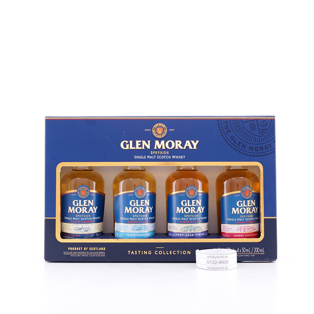 Glen Moray Tasting Set Elgin Classic, Peated Malt, 0,20 L/ 40.0% vol