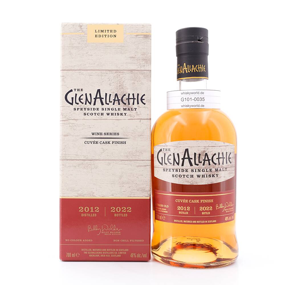 GlenAllachie 9 Jahre Wine Cask Cuvee 2012 / 2022 0,70 L/ 48.0% vol