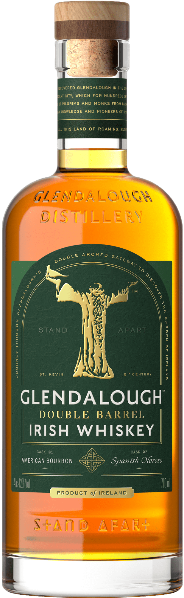 Glendalough Single Grain Double Barrel Irish Whiskey