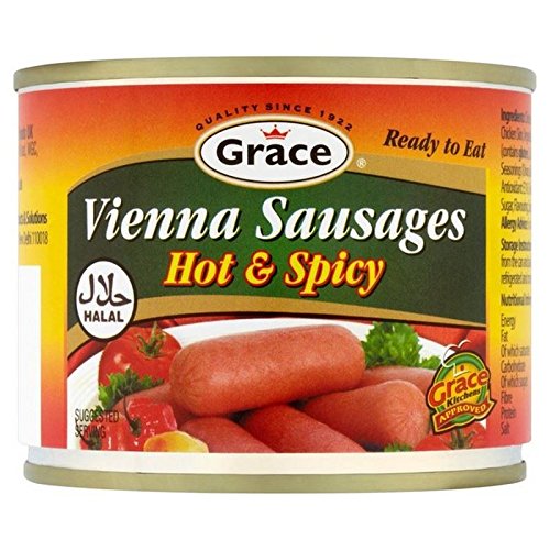 Gnade Halal Hot & Spicy Wiener Würstchen 200G