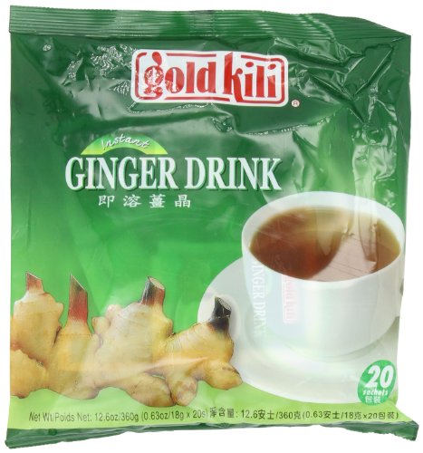 Gold Kili All Natural Instant Caffeine-free Ginger Drink, 20-Count Bags (Pack of 3) by Gold Kili [Foods]