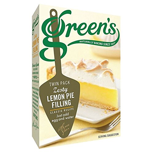 Green Lemon Pie Filling (2 pro Packung - 140 g) - Packung mit 6 von Greens