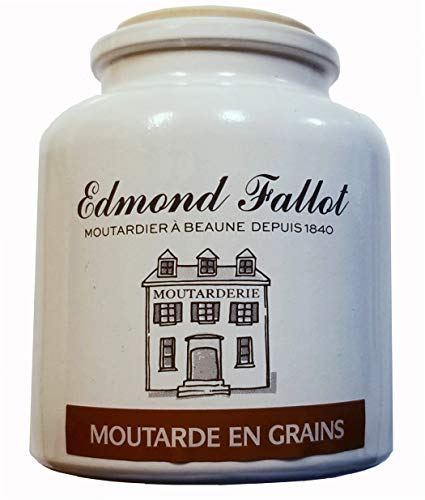 Edmond Fallot Whole Grain Mustard Crock With Cork Stopper, Moutarde en Grains - Edmond Fallot - 500g Crock von MEILAN