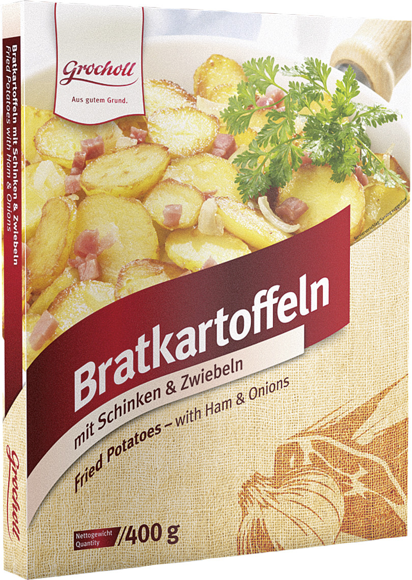 Grocholl Bratkartoffeln mit Schinken & Zwiebeln 400G