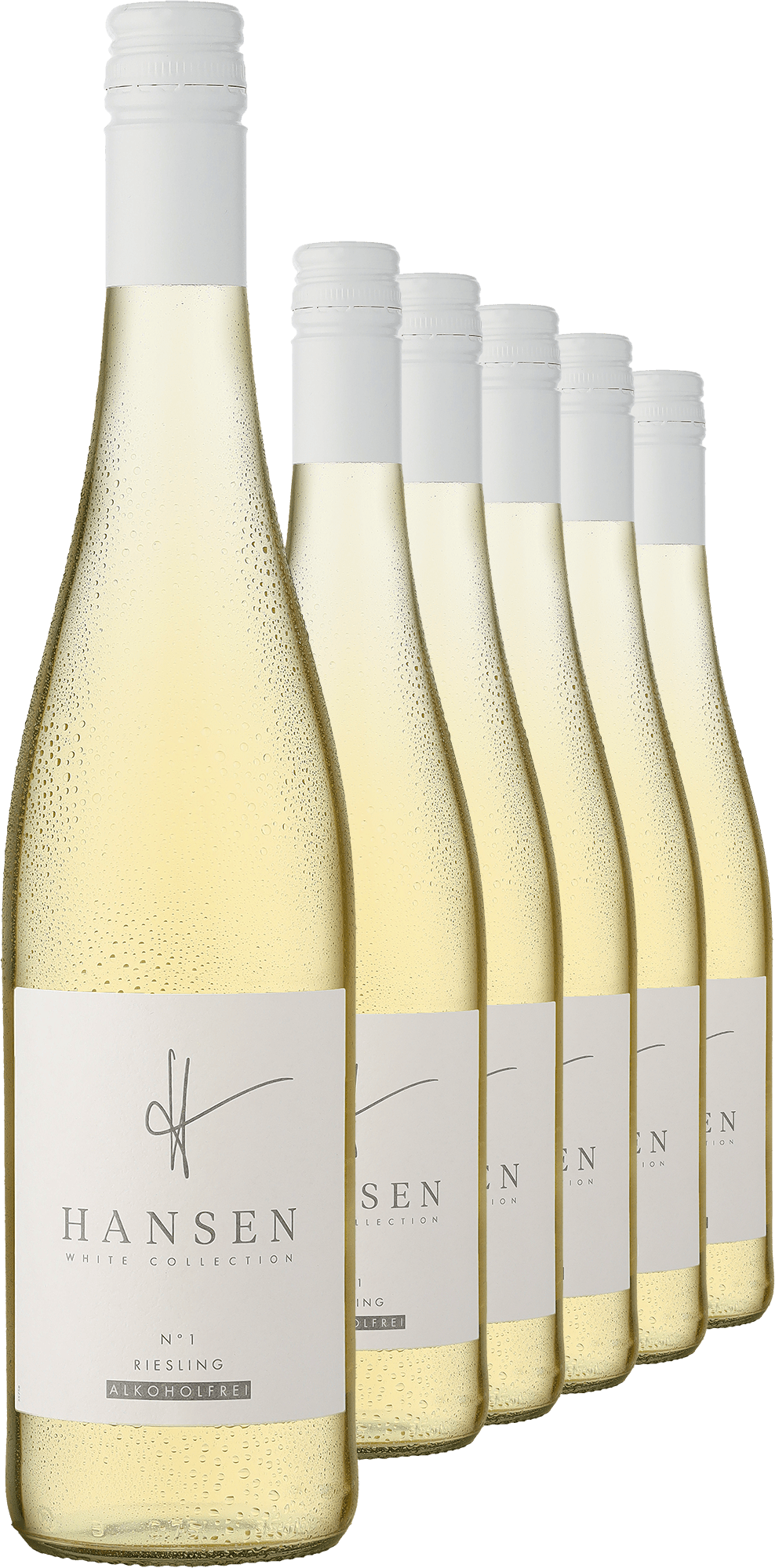 HANSEN »White Collection« N°1 Riesling Alkoholfrei im 6er-Vorratspaket