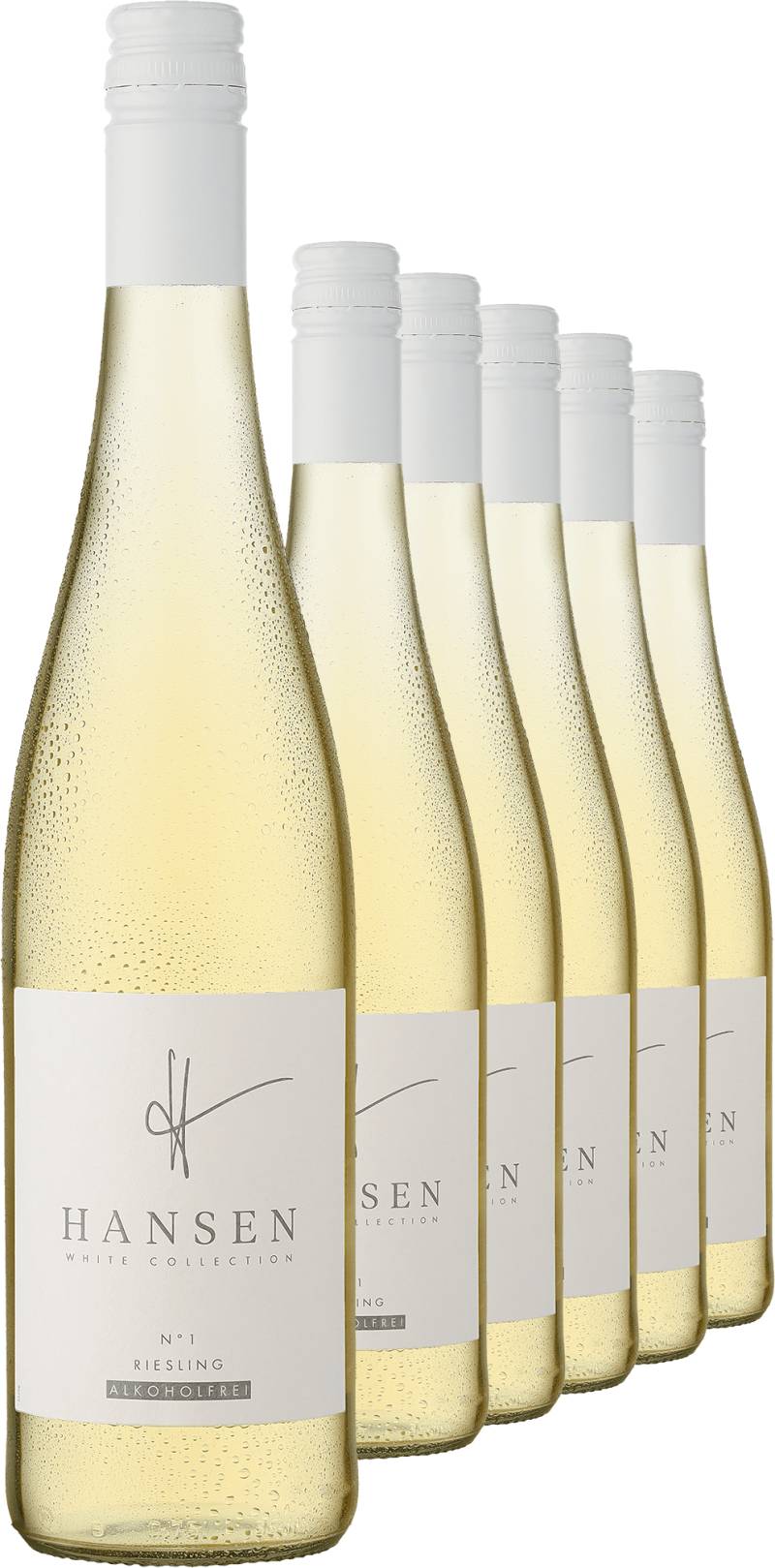 HANSEN »White Collection« N°1 Riesling Alkoholfrei im 6er-Vorratspaket