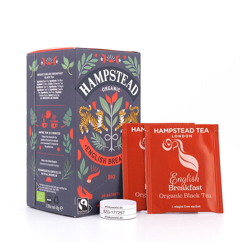 Hampstead Tea BIO Organic English Breakfast 20 40 g