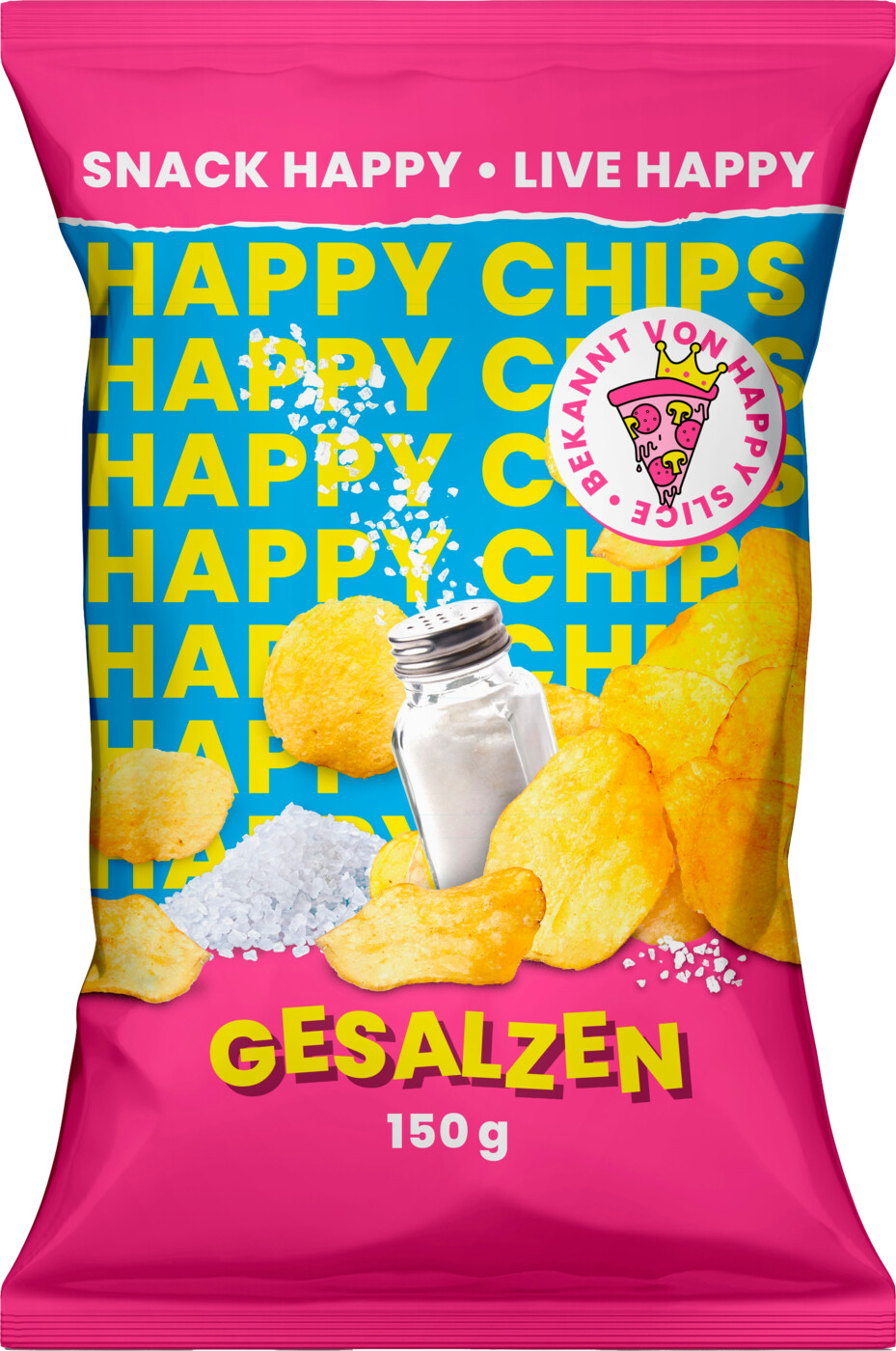 Happy Slice Happy Chips Gesalzen 150G