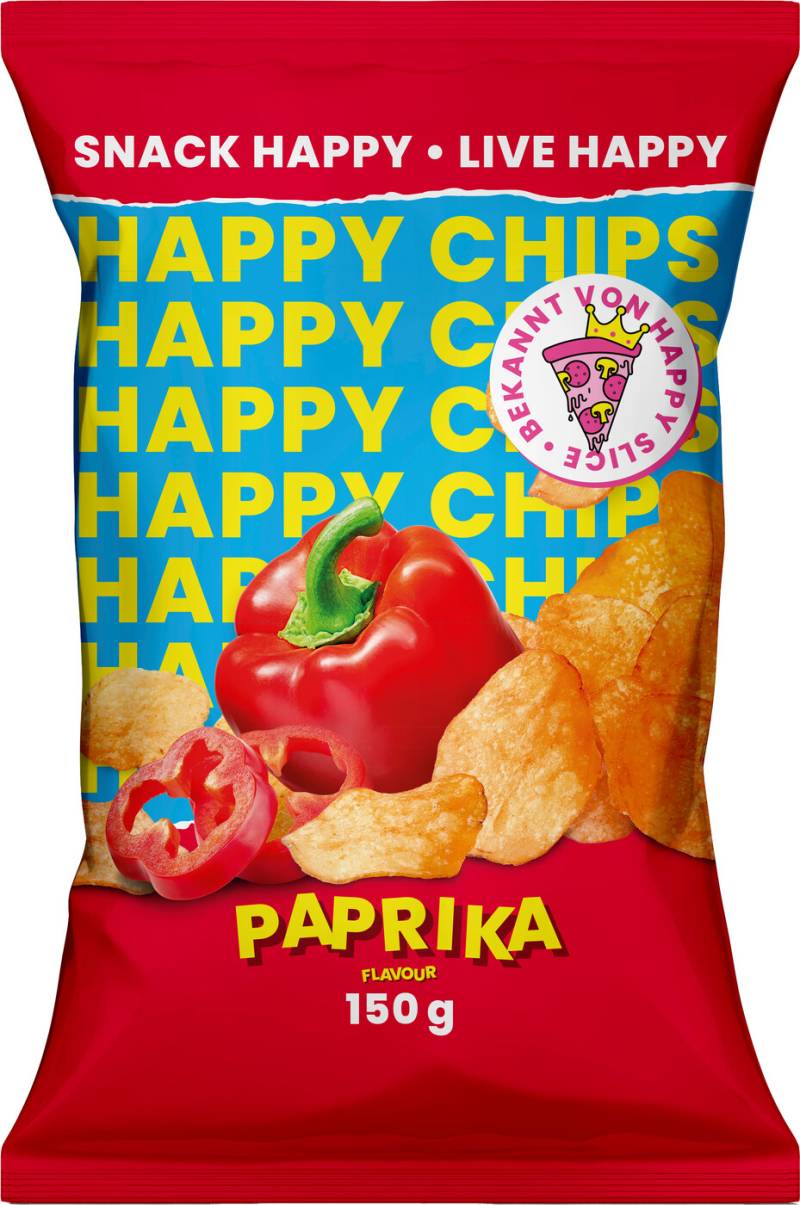 Happy Slice Happy Chips Paprika 150G