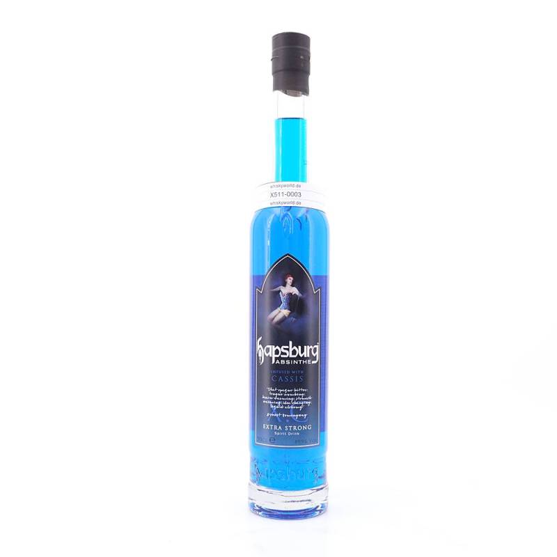 Hapsburg Absinthe Premium Extra Strong Cassis Blue 0,50 L/ 89.9% vol